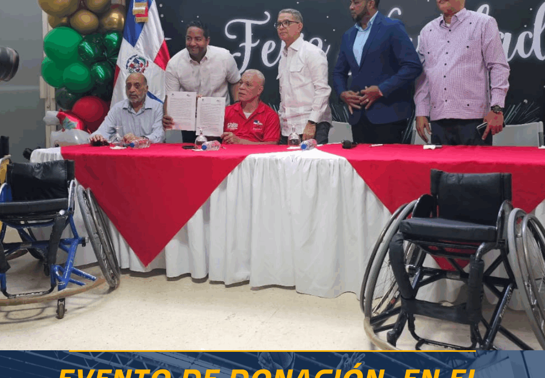 Evento de DONACIÓN en el Ministerio de Deporte