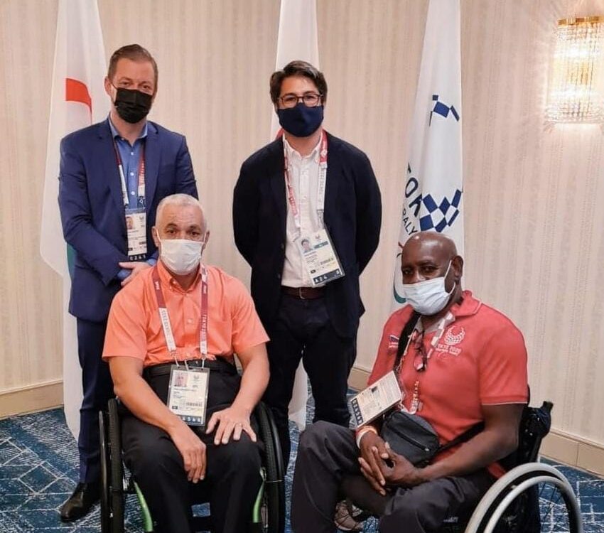 Copadom y Creso visitan al líder Paralímpico Andrew Parsons